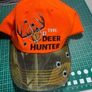 Funny Beer Hunter Orange and Green Cap RealTree camo